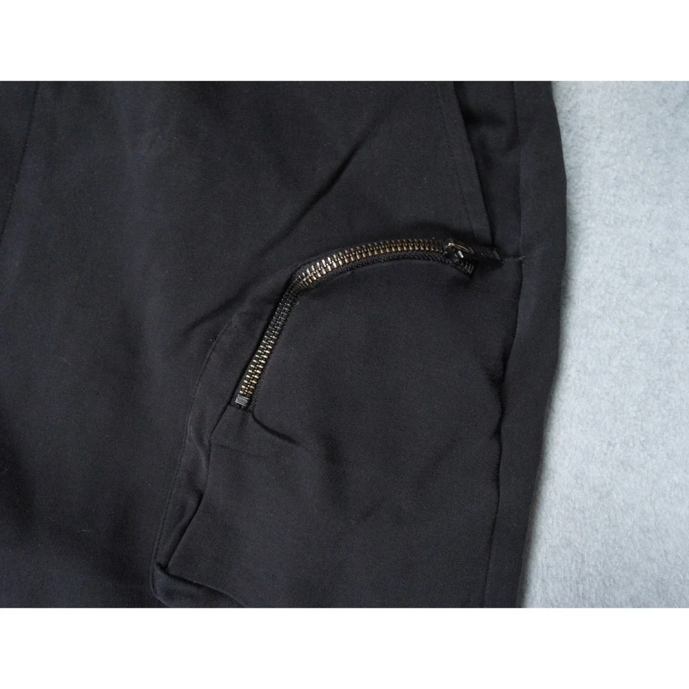 Thom Krom Pants Men XL Black Cargo Jogger Zip Pocket Drawstring Casual